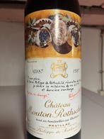 1987 Château Mouton Rothschild - Pauillac 1er Grand Cru, Verzamelen, Wijnen, Nieuw