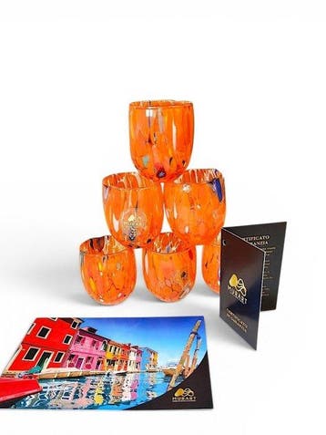 MurArt - MurArt - Drinkset (6) - Glas - Murrine Millefiori