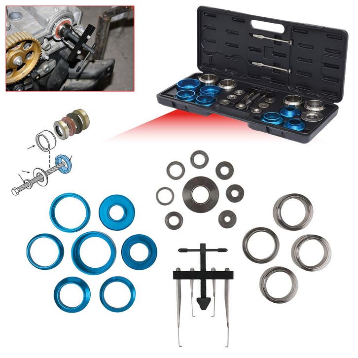KS Tools Universele Afdichting en Keerring Montageset 24-dlg, Auto diversen, Autogereedschap, Nieuw, Verzenden