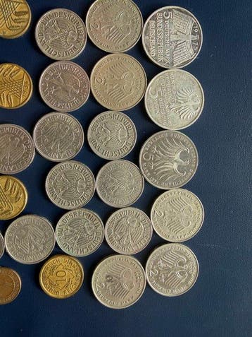Duitsland. 1920/1990, Lot of 44 Coins incl. Silver (Zonder