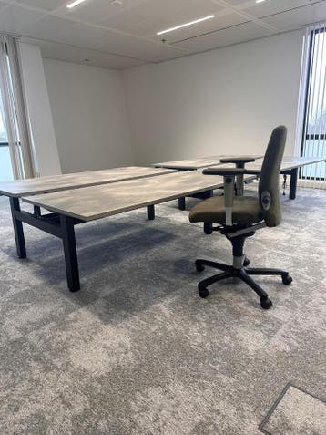 Haworth Comforto 77 NPR Regain Olijf Groen - Nieuwe stof, Verzenden, Zo goed als nieuw, Bureaustoel, Groen