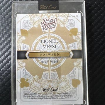 Wild Card Wild Card Lionel Messi SDJWM-LMNC09 Serialized, Nieuw