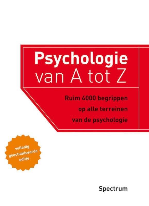 Psychologie van A tot Z 9789049104627 Ad Bergsma, Boeken, Psychologie, Gelezen, Verzenden