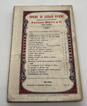 Giulio Verne - I Viaggi Straordinari – Lotto di 19 volumi