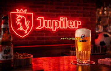 Jupiler NEON sign bord led lichtbord verlichting lamp XXL, Verzenden