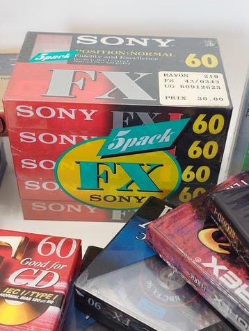 TDK, Sony - Type I Lege audiocassette - Diverse modellen