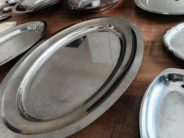 Plateau de service (29) - Plaqué(e) argent - Lot de