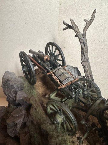 Andrea Miniatures - Diorama French Napoleonic Line Artillery, Antiek en Kunst