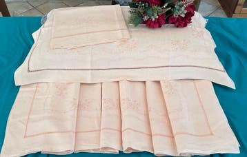 ricami eseguiti a mano a motivi floreali - Drap de lit (3) -