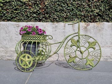 Bloempot - Metaal, IJzer - Bike shaped
