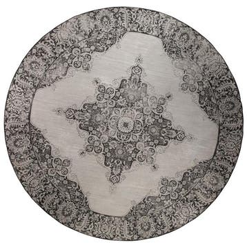 Zuiver Coventry Buitenkleed Rond 280 Zwart, Verzenden, Zo goed als nieuw, Zwart