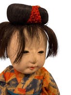 Japan - Pop Muschelkalkpuppe - 1940-1950 - Japan