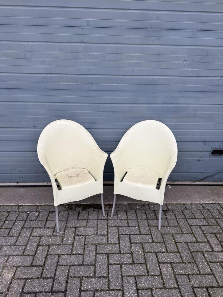 Set Terrasstoelen (2 stuks), Huis en Inrichting, Stoelen, Ophalen