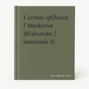 1 vmbo-gt/havo / Moderne Wiskunde / leerboek A 9789001120429, Boeken, Verzenden, Zo goed als nieuw