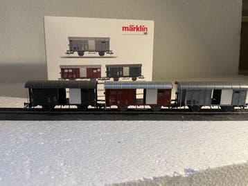 Märklin H0 - 46568 - Ensemble de wagons de marchandises pour, Nieuw