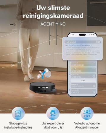 DEEBOT T90 PRO OMNI 30.000Pa: Tweede kansje, OP = OP!, Verzenden, Zo goed als nieuw, Reservoir, Robotstofzuiger