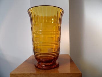 Val Saint Lambert - Charles Graffart - Vase - Viens - Verre