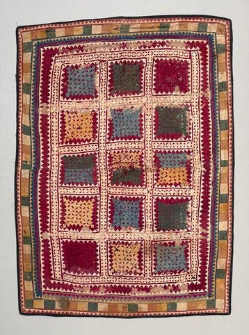Grande vieille broderie - Inde (Sans prix de réserve)