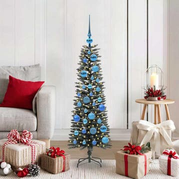 vidaXL Kunstkerstboom met 150 LED Groen 120 cm PVC en, Verzenden, Nieuw