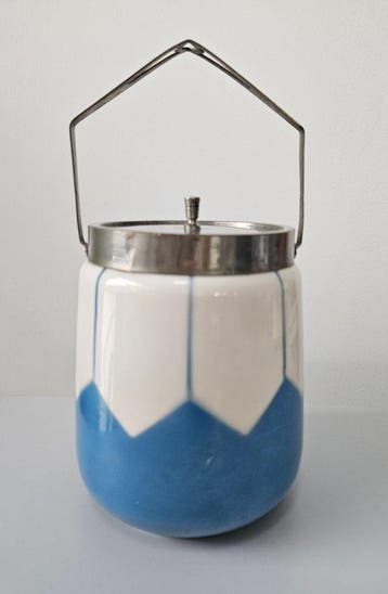 Koektrommel - Antiek - Koekjespot - Biscuitpot - Koekpot -, Antiek en Kunst