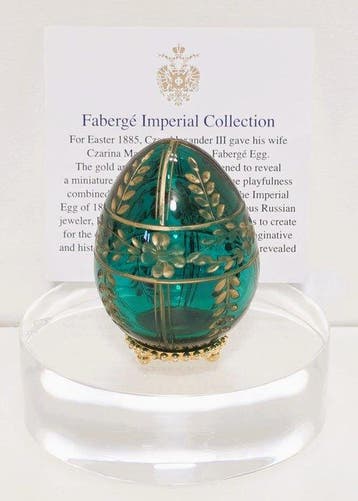 Œuf Fabergé - Verre, Antiquités & Art