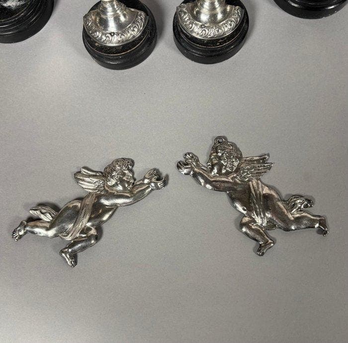Taperstick (kleine blaker met een dunne pijp) - .925 zilver, Antiek en Kunst, Antiek | Zilver en Goud