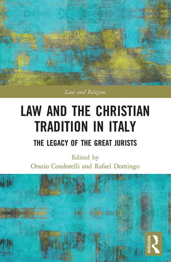 Law and Religion- Law and the Christian Tradition in Italy, Boeken, Taal | Engels, Zo goed als nieuw, Verzenden