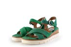 Tamaris Sandalen in maat 37 Groen, Tamaris, Verzenden, Sandalen of Muiltjes, Zo goed als nieuw