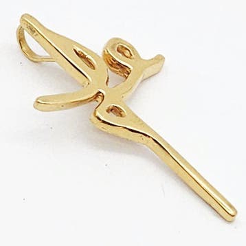 Pendentif en forme de croix - 18 carats Or jaune, Bijoux, Sacs & Beauté