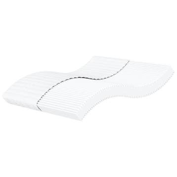 vidaXL Schuimmatras hardheid H2 H3 180x210 cm wit, Verzenden