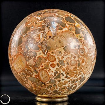 Natuurlijke eerste kwaliteit luipaardjaspis Sphere- 1779.39, Verzamelen