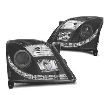 PHARES OPEL VECTRA C 02-05 XENON DAYLIGHT LED DRL NOIR, Auto-onderdelen, Verzenden, Nieuw