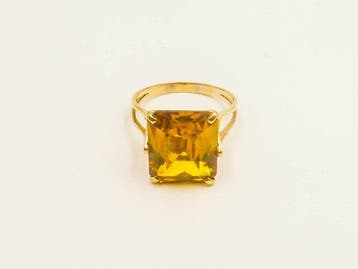 Bague - 18 carats Or jaune, Bijoux, Sacs & Beauté