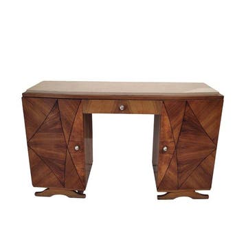 Kaptafel - Hout, Marmer - Kaptafel Art Déco