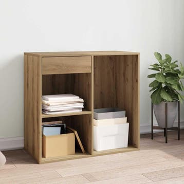 vidaXL Cosmeticakast 80x40x75 cm bewerkt hout artisanaal, Huis en Inrichting, Verzenden, Nieuw