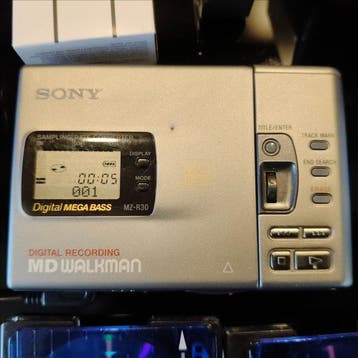 Sony - MZ-R30 Draagbare minidisc speler-recorder, Nieuw