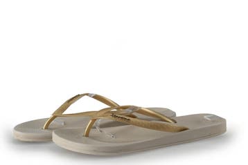 Ipanema Slippers in maat 42 Beige, Kleding | Dames, Schoenen, Slippers, Verzenden, Beige, Zo goed als nieuw