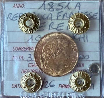 Frankrijk. 10 Francs 1851-A Ceres