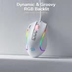 M612 Gaming Muis -  tot 8000 DPI - RGB Optisch Ergonomisch, Verzenden, Nieuw, Redragon