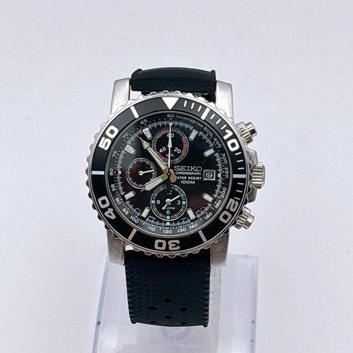 Seiko - CHRONOGRAPH WATER RESIST 100M - Sans prix de réserve, Bijoux, Sacs & Beauté, Montres | Anciennes | Antiquités