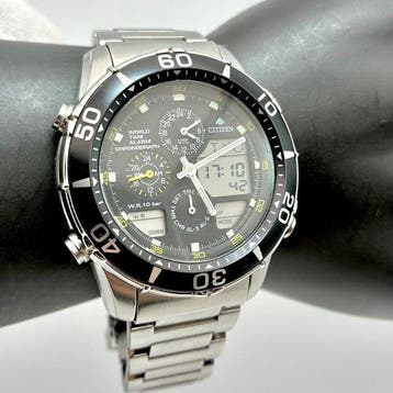 Citizen - Promaster NaviHawk World Time Ana-Digi C300 -, Handtassen en Accessoires, Nieuw