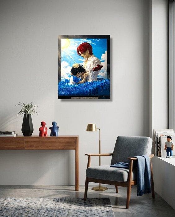 Makayhos - [Canvas] Shanks and Luffy – Promise of the New, Enfants & Bébés, Jouets | Duplo & Lego