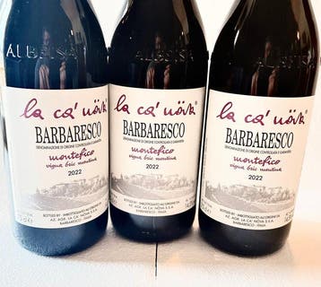 2022 La Ca Nova, Montefico - Barbaresco - 3 Bouteilles, Nieuw