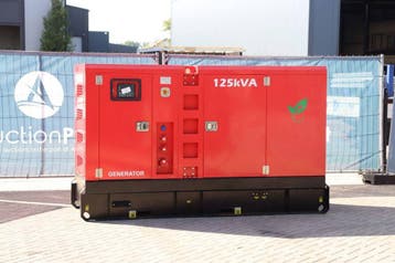 Veiling: Generator Ricardo GF2-W125 Diesel 125kVA 2026 Nieuw, Ophalen