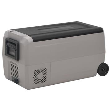 vidaXL Koelbox met wielen en handvat 50 L polypropeen zwart, Verzenden