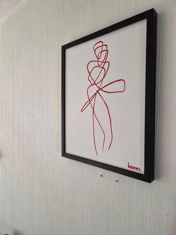Liesens - Me and you (Handpainted on canvas met lijst)
