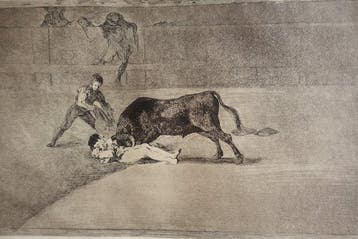 Francisco De Goya (1746-1828) - La Tauromaquia Blatt #33 The