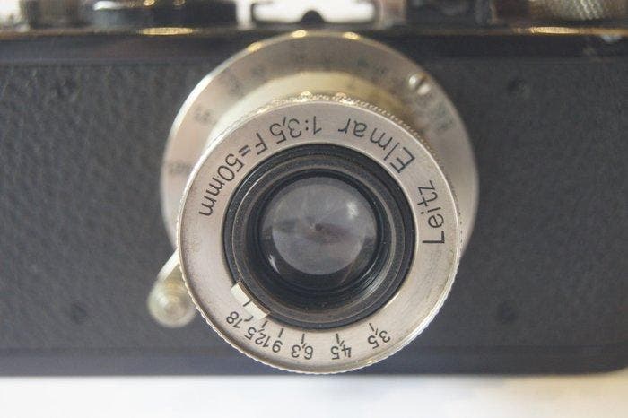 Leica I Model C (Interchangeable Mount) - Leitz Elmar 5cm, Verzamelen, Foto-apparatuur en Filmapparatuur