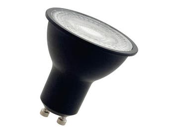 Veiling - 50x 7W GU10 LED Spot met lens 3000K zwart, Huis en Inrichting, Nieuw