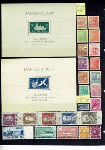 Empire allemand 1910/1964 - Empire allemand + zones, bonnes